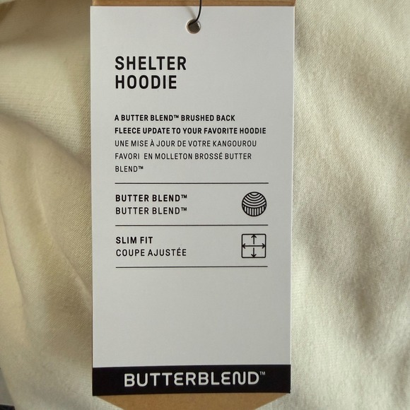 Stance Hoodie Mens Large Butterblend Cream Superior Softness Streetwear Leisure - Picture 3 of 7